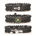 Big Compass Paracord Survival Bracelet